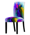 Kolorowy Marmurkowy Pokrowiec Na Krzesło