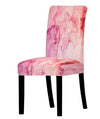 Marmurkowy Pokrowiec Na Krzesło W Kolorze Pudrowego Różu