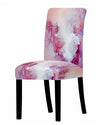 Różowy Marmurkowy Pokrowiec Na Krzesło