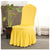 Żółty Pokrowiec Na Krzesło Ślubne W Kolorze Ochry