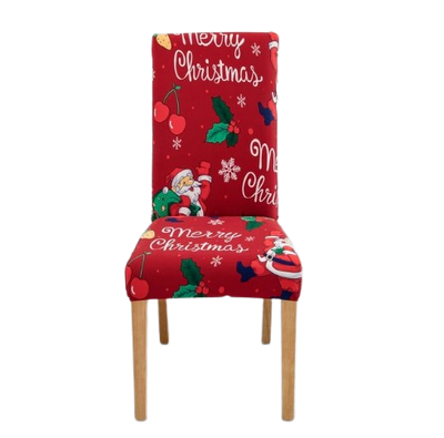 Czerwony Pokrowiec Na Krzesło Merry Christmas
